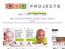 Tablet Screenshot of 1000projects.org